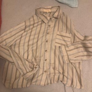 Love notes EUC striped button up